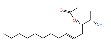 (2S,3S,5E)-2-Aminotetradec-5-en-3-yl acetate